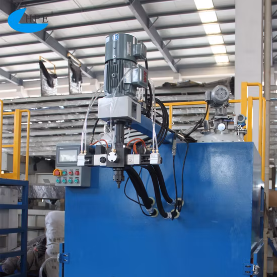 Vacío de rueda de coche que descarga la máquina de fundición de colada de PU de elastómero de baja presión